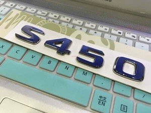 Chrome "S450" High quality Rear Trunk Emblem Decal Badge FOR Mercedes Benz S450 - Picture 1 of 2