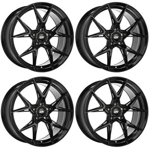 Set of 4 18in Black Alloy Wheel Rims for Lincoln Town Car, DA0C17R 5x114.3 5Lug - Picture 1 of 2