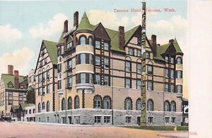 CARTOLINA TACOMA WASHINGTON TACOMA HOTEL - Foto 1 di 2