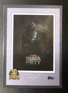 2021 Topps Lucasfilm 50th Annive STAR WARS - THE BOOK OF BOBA FETT - Card 25 !!! - Picture 1 of 9