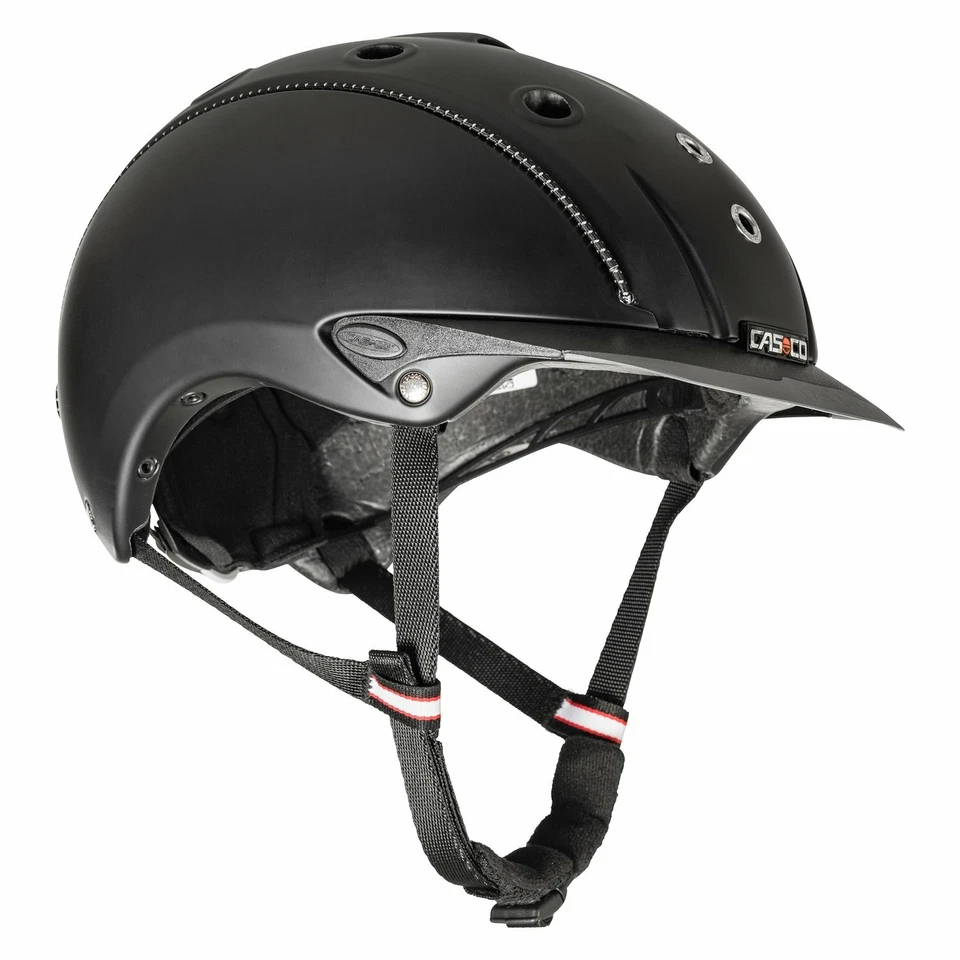 Casco Reithelm Mistrall Schwarz L Neu