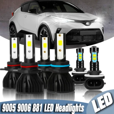 Kit de 6 luces antiniebla LED para Chevrolet S10 2000 2001 2002 2003 2004 Foto 1 de 4