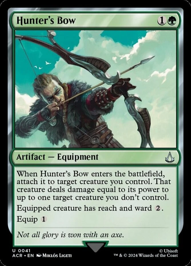Hunter's Bow - Assassin's Creed #0041 MTG Magic The Gathering - Image 1 of 1