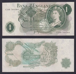 Banknotes Kingdom United 1 Pound (1970-1977) P 13.2oz Spl XF+ - Picture 1 of 1