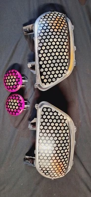 Par de montaje de faros para Chevrolet HHR 2006 2007 2008 2009 2010 2011 Foto 1 de 4