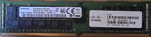 Cisco Samsung 64GB 2S2Rx4 PC4-2666V UCS-MR-X64G4RS-H M393A8K40B22-CWD Memory RAM - Afbeelding 1 van 1