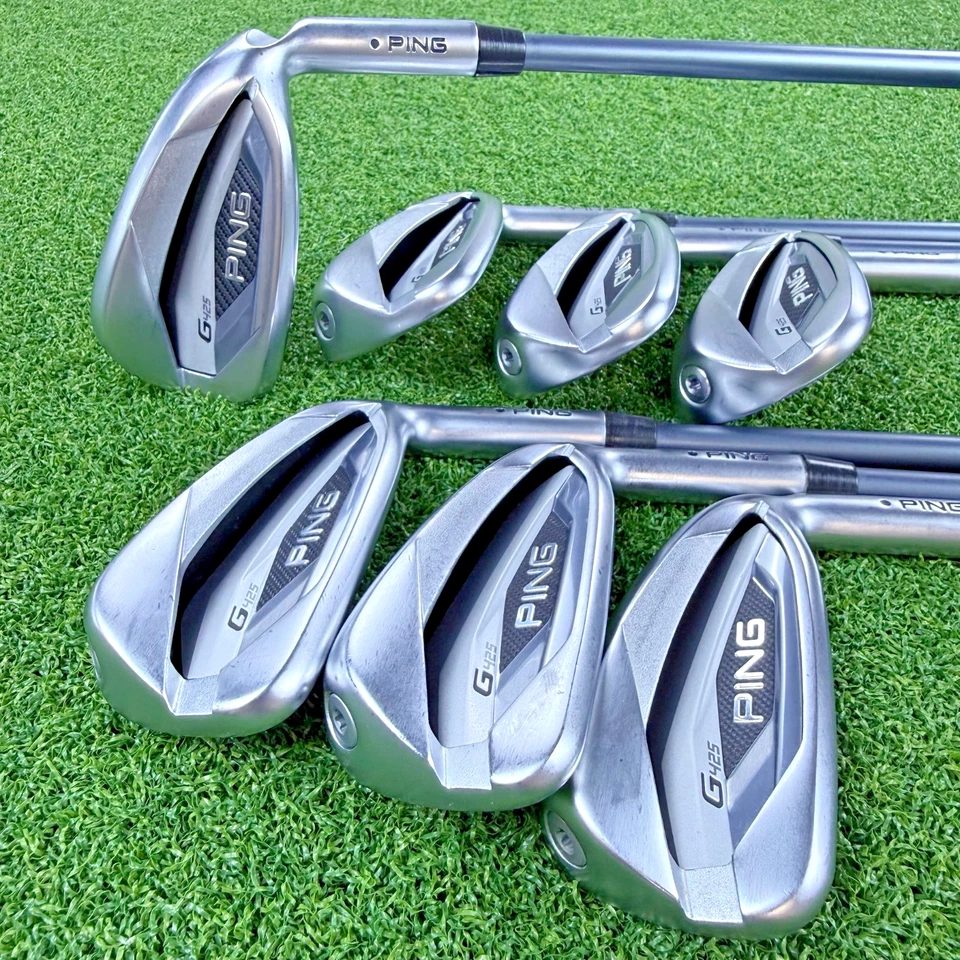 Juego de plancha de punto negro Ping G425 5-PW+VW RH Alta CB AWT eje regular CPZ agarre enorme Foto 1 de 4