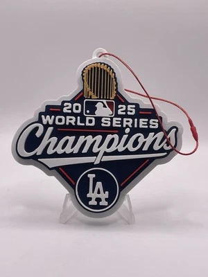 2025 World Series Champions Los Angeles Dodgers Christmas Ornament 3D Printed - Image 1 of 4