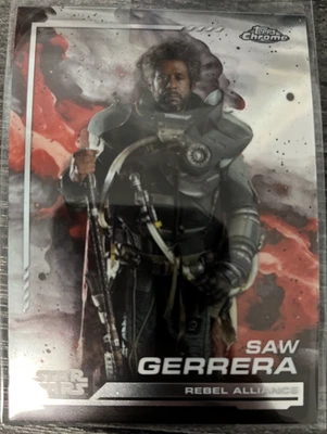 2024 Topps Chrome Star Wars Saw Gerrera #17 Base - Image 1 of 2