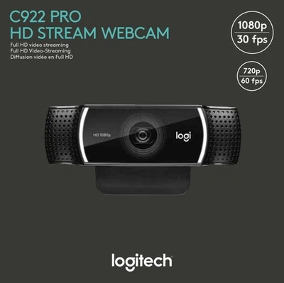 Logitech Webcam USB C922ProStea Webcams 960-001088 Webcam - Bild 1 von 4