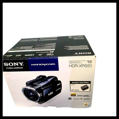 Sony Handycam HDR-XR550V 240 GB HDD 10x zoom ottico videocamera digitale portatile - Immagine 1 di 4