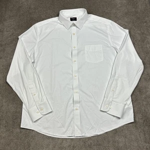 UNTUCKit Hemd Herren XL Slim Fit Performance Knopfleiste Langarm Stretch Weiß - Bild 1 von 7