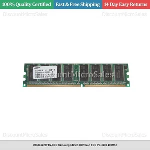 M368L6423FTN-CCC Samsung 512MB DDR Non ECC PC-3200 400Mhz - Picture 1 of 1