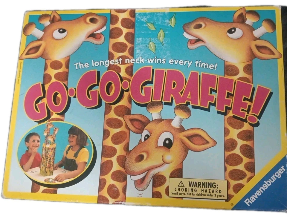 Juego de jirafa Go Go de colección 99% COMPLETO Ravensburger familia niños niños juguetes Foto 1 de 4