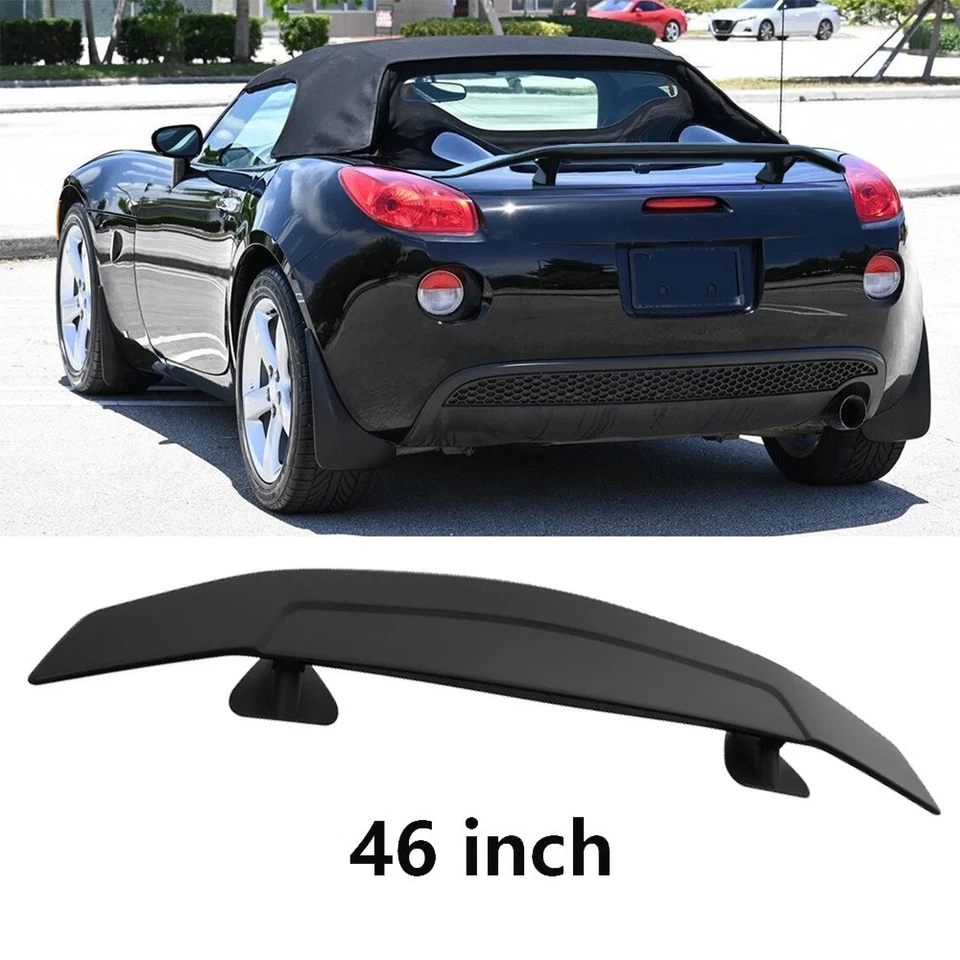 46"Rear Car Trunk Spoiler Lip Racing Style Wing Matte Black For Pontiac Solstice Foto 1 de 4