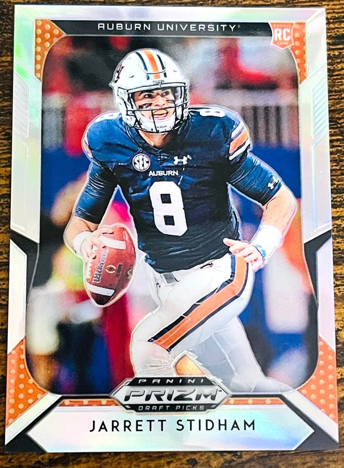 2019 PANINI PRIZM DRAFT PICKS JARRETT STIDHAM SILVER PRIZM NEW ENGLAND PATRIOTS - Image 1 of 1