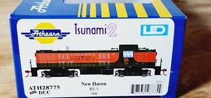 New Haven Railroad ALCO RS-3 Diesel 560 DCC Tsunami2 Sound LED Athearn 28775 - Picture 1 of 5