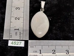 Pendentif AGATE CRAZY LACE + cordon reglable bijou original naturel pierre - Imagen 1 de 3