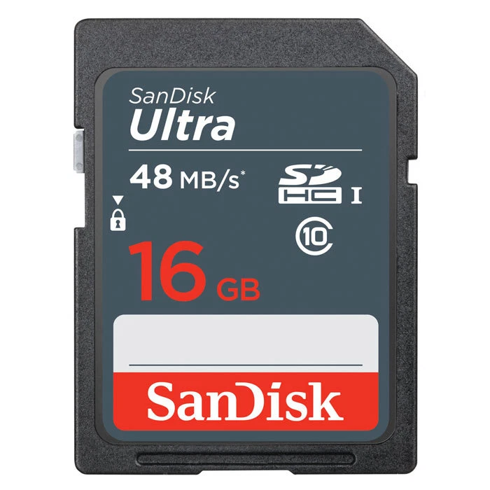 SanDisk Ultra 16GB 16G 48MB/s SD SDHC Memory Card Class 10 Genuine - Image 1 of 1