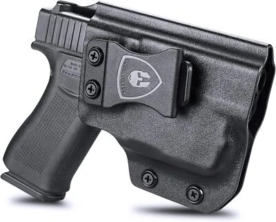 WARRIORLAND IWB Kydex Holster Fit Glock 43/Glock 43X Pistol w/TLR6 Laser Light-Not Fit MOS
