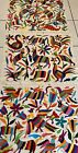 Otomi Tenango, Mexican Hand Embroidered Vintage tapestry LOT of 3! 28” by 34”
