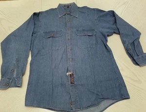denim shirt men 15 1/2  - Picture 1 of 7