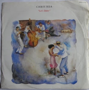 CHRIS REA - LET'S DANCE 1987 7" VINYL SINGLE. MAG 299. - Picture 1 of 4