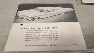 1956 PACKARD PREDICTOR Concept Original Sales Brochure RARE - Picture 1 of 4