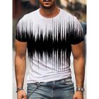 Stylish Men's Streetwear Graphic T Shirt Short Sleeve Casual Novelty Tee
