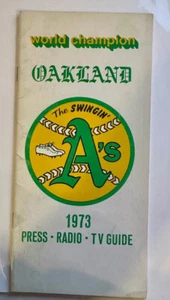 Oakland A's Media Guide 1973 - Imagen 1 de 1