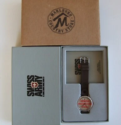 NOS SWISS ARMY Mens CAVALRY Watch~Rare Marlboro COUNTRY Store~MINT~Limited Stock - Image 1 of 4