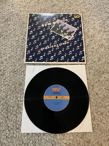 1980 NEW MUSIK Straight Lines 10" Epic Synth Pop Classic on Island Vinyl Record - Picture 1 of 3