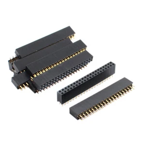 10Pza 2x 20 pin Tomas hembra DIP conector recto doble hilera electrónico - Imagen 1 de 2