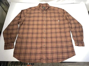 Woolrich Buffalo Plaid Flannel Sz XL 56 Chest Button Down Shirt Cotton Nice! - Picture 1 of 15