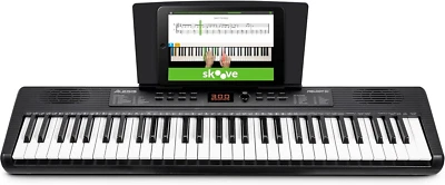 INMUSIC EUROPE LIMITED Alesis Melody 61 Keyboard Piano for Beginners with 61 Keys, Speakers, Tablet/She