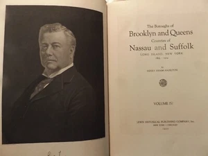 History Boroughs of Brooklyn Queens Nassau Suffolk LI NY == BIOGRAPHICAL 1925 - Foto 1 di 6