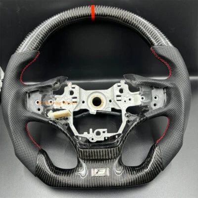 Carbon Fiber black leather Steering Wheel For 2019 2020 LEXUS ES 350 with heated - Image 1 of 4