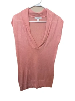 Top rosa sin mangas con cuello en V de Caslon para mujer Foto 1 de 3