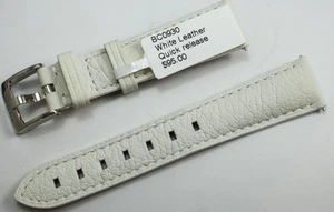 TAG Heuer Formula 1 White Leather Quick Release Strap for 35MM Case BC0930 - Picture 1 of 4