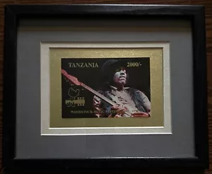 1995 JIMI HENDRIX WOODSTOCK MUSIC FESTIVAL 25th ANNIVERSARY 1969-1994 w/COA - Picture 1 of 3