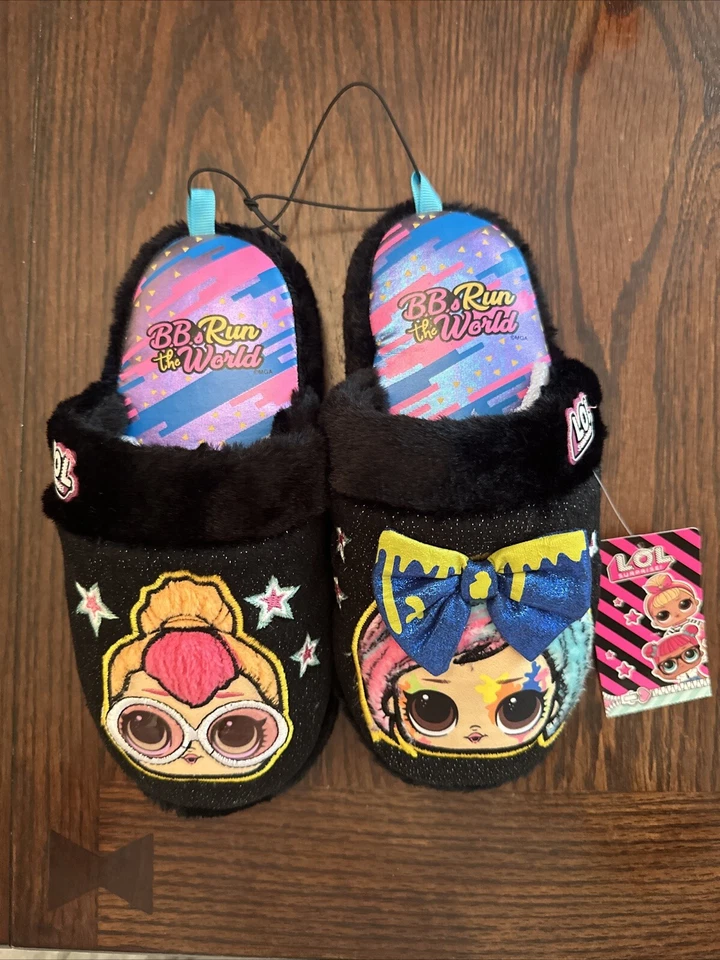 L.O.L. Surprise Girl's Slippers BBs Run The World Slip On House Shoes-sz 13-1 - Image 1 of 1