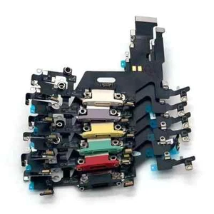 Puerto de carga OEM cargador base micrófono conector de audio cable flexible nuevo para iPhone 11 - Imagen 1 de 27