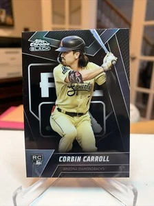 2023 Topps Chrome Black CORBIN CARROLL RC Rookie Image Variation #93 case hit! - Picture 1 of 2