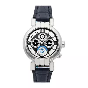 Harry Winston Premiere Ewiger Kalender Auto Weiss Gold 38mm Uhr 200-MAWPC38 - Bild 1 von 6