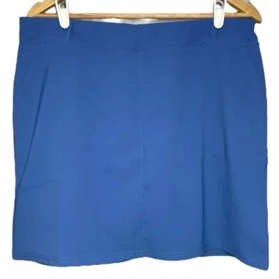 Nueva Falda Deportiva de Golf Haley Dauphine Skort Talla Grande L Azul Nueva con Etiquetas Forro Integrado Foto 1 de 4