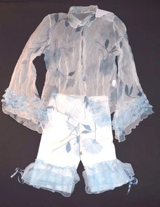 NWT Macleod 2 pc set Top Sz 40 12A Pants Sz 30 7A Very cute! Fancy! Dressy! LQQK - Picture 1 of 11