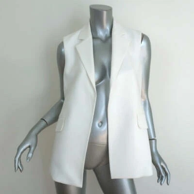 Theory Vest Sedeia Eggshell Admiral Crepe Size 4 NEW - Image 1 of 4
