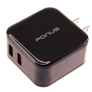 30W Fast Home Charger 2-Port USB Quick Charge Port Travel Wall for SmartPhones - Picture 1 of 4