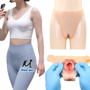 Pantalones Cortos Silicona Panty Forma Falso Panty Vagina Cadera para Travesti - Imagen 1 de 13