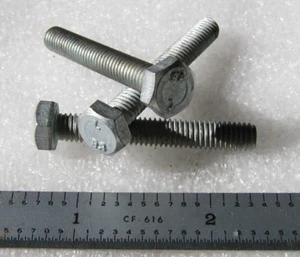 M6-1.0 X 40MM SCREW HEX HEAD STEEL ZINC - 15 pcs - Picture 1 of 1